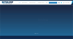 Desktop Screenshot of betalimp.com.br